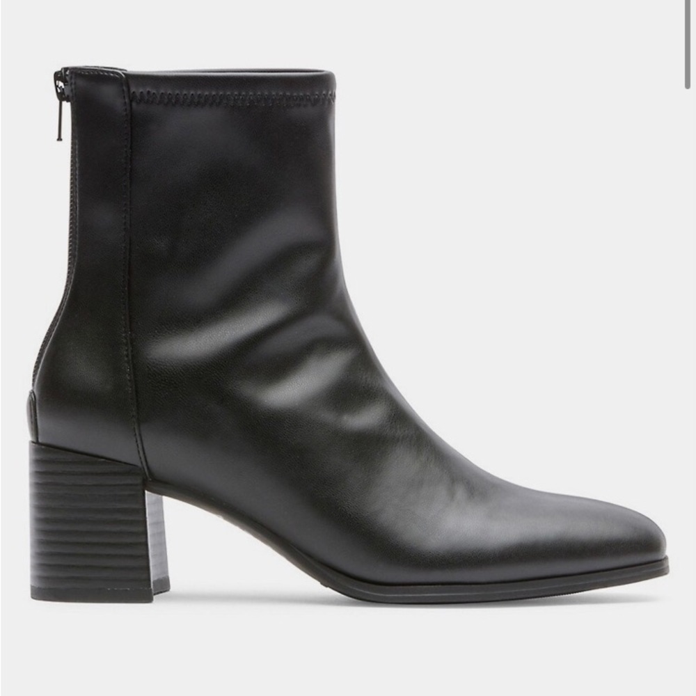 SOLD Rockport Violetta Stretch Leather Ankle Boot